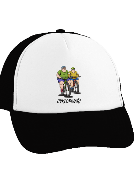 Cyklopivaři kšiltovka truckerka Black cap