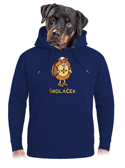 Školáček unisex mikina premium Navy