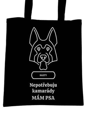 Nemůžu, mám psa taška Black