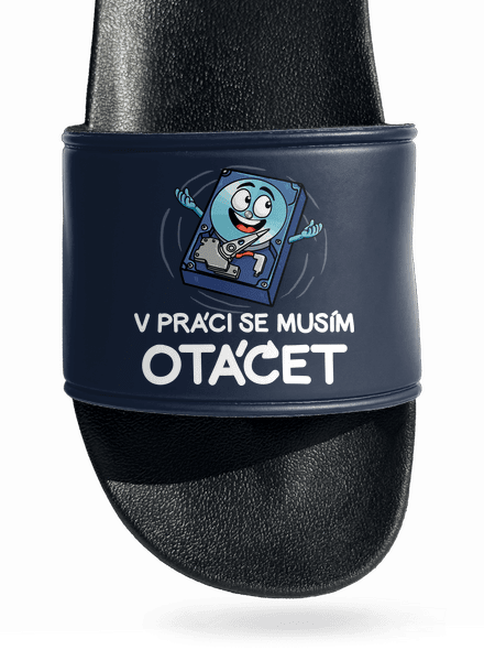 Musím se otáčet pantofle Navy