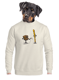 unisex mikina bez kapuce