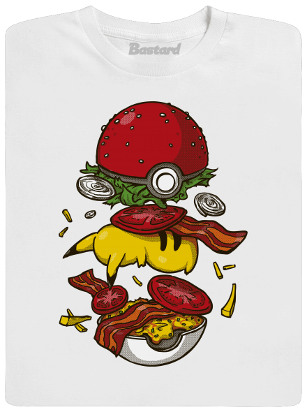 Pokémon burger dětské tričko White