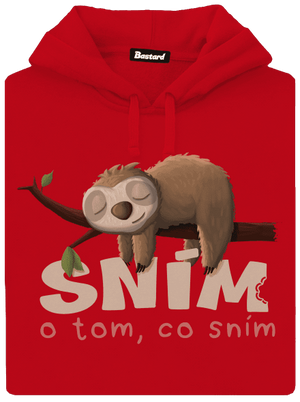 Sním o tom, co sním pánská mikina klokanka Red
