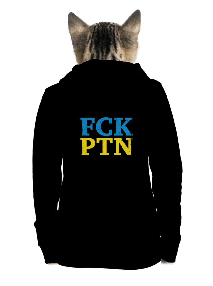 Ukrajina - FCK PTN dámská mikina na zip Black