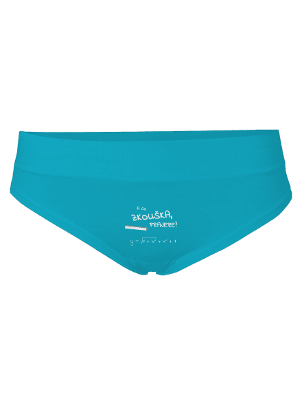 Rovnice a zkouška dámské kalhotky Turquoise