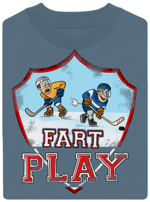 Fart Play unisex mikina bez kapuce Nordic Blue