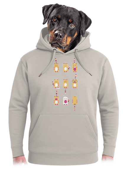 Meow unisex mikina premium Pastel Macchiato