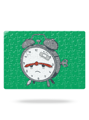 Budíček puzzle White