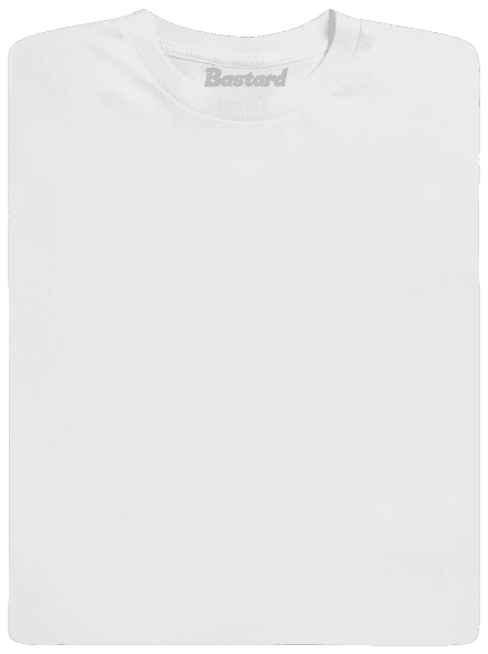 Bez potisku pánské dlouhý rukáv White