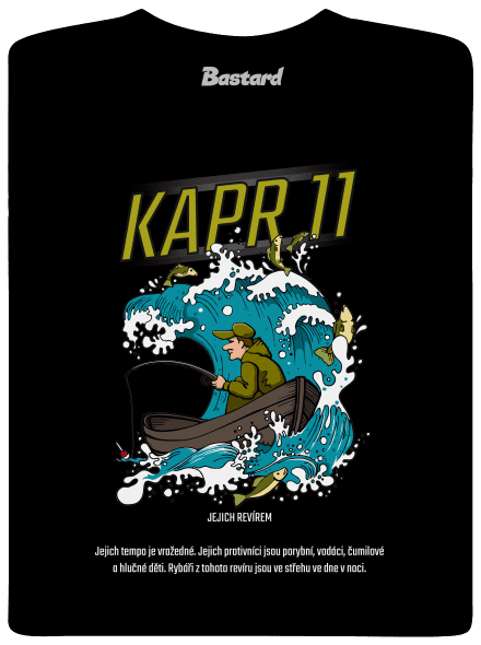 Kapr 11 pánské tričko Black