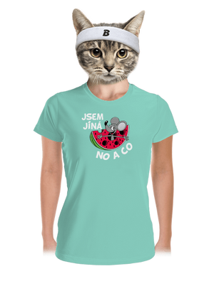 Jsem jiná dámské sportovní tričko Mint Mal