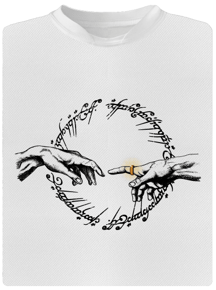 God of ring dětské sportovní tričko White