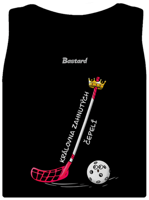 Král zahnutých čepelí - florbal dámské tílko klasické Black