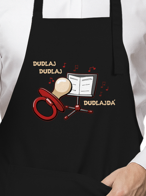 Dudlajdá zástěra Black