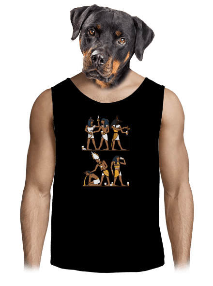 Egyptská párty pánské tílko Black