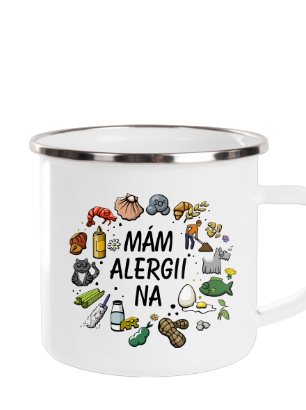Mám alergii na... + fix plecháček White