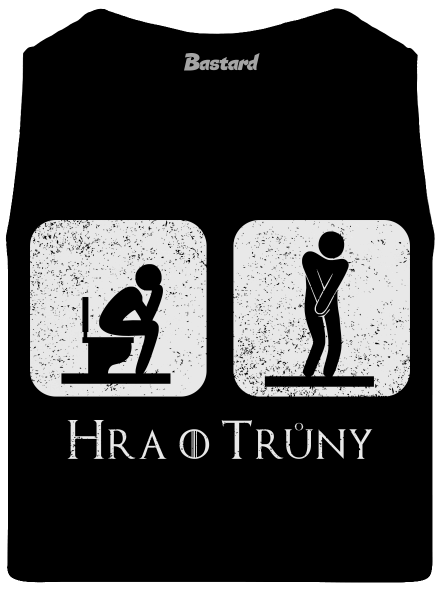 Hra o trůny pánské tílko Black
