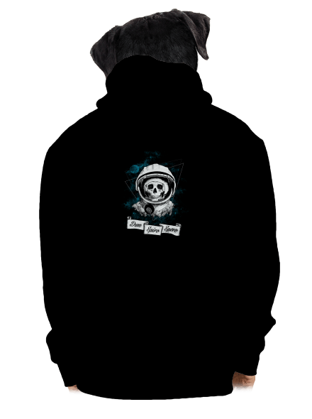 Dum Spiro Spero pánská mikina na zip Black