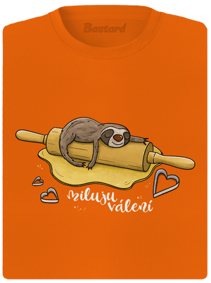 Miluju válení dámské sportovní tričko Neon Orange