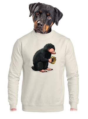 unisex mikina bez kapuce