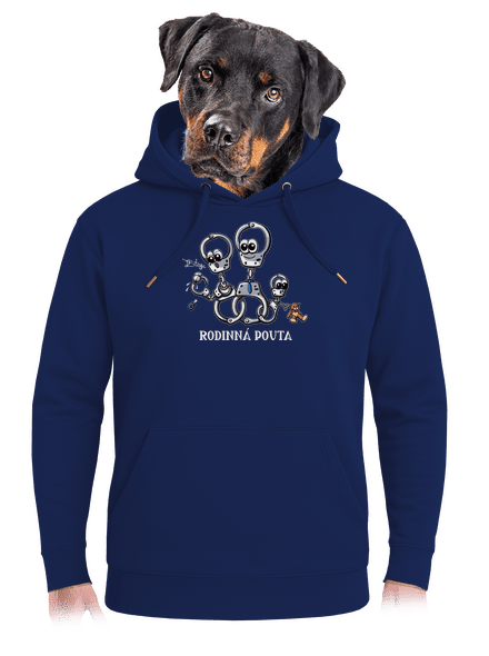 Rodinná pouta unisex mikina premium Navy