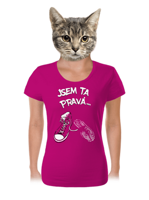 Hledám tu pravou dámské tričko Fuchsia Red
