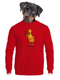 unisex mikina bez kapuce