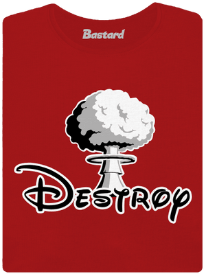 Destroy dámské tričko s lemem Red Mal