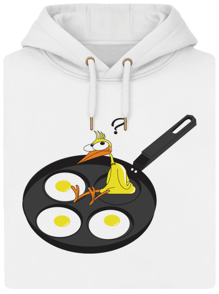 Kuře unisex mikina premium Snowwhite