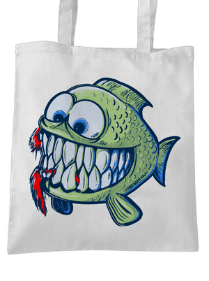 Hladová rybka taška White