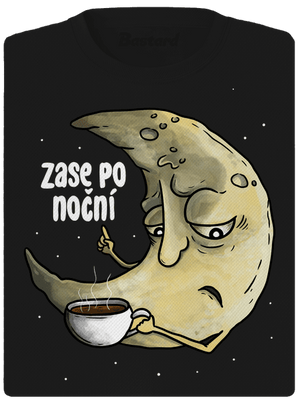 Zase po noční dámské sportovní tričko Black