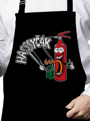 Hasyčák zástěra Black