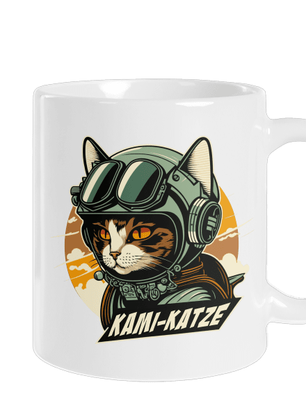 Kami-Katze klasický hrnek White