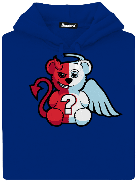 Anděl vs. ďábel dámská mikina klokanka Royal Blue Mal