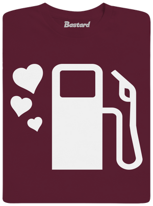 Plnou prosím pánské tričko Burgundy