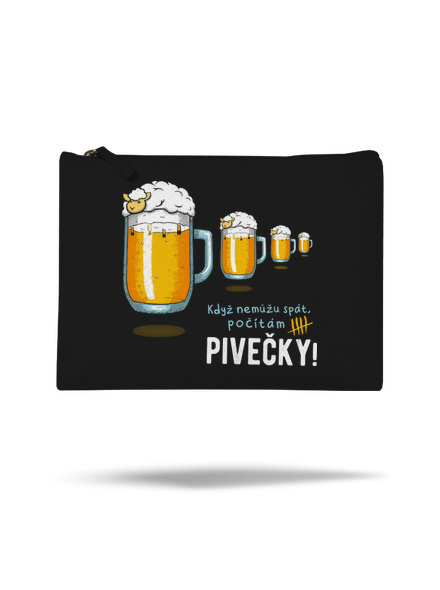 Pivečka taštička Black