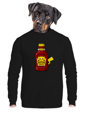 unisex mikina bez kapuce