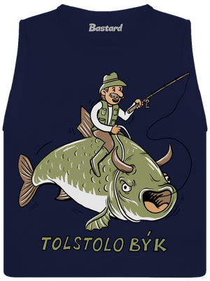 Tolstolobýk dámské tílko volné Navy