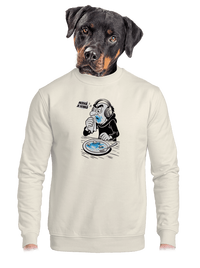 unisex mikina bez kapuce