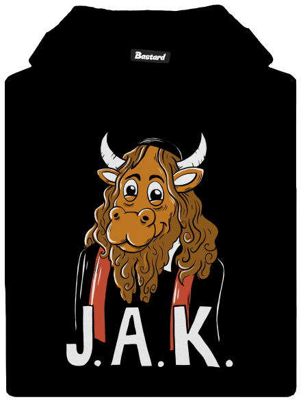 Jak dětská mikina klokanka Black
