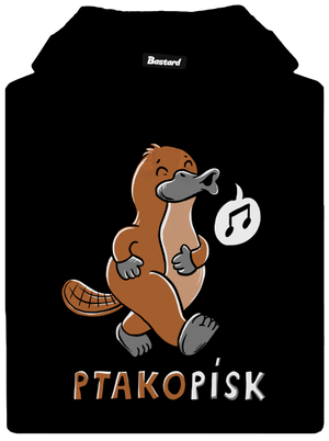 Ptakopísk dámská mikina klokanka Black