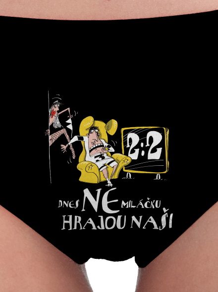 Hrajou naši dámské kalhotky Black