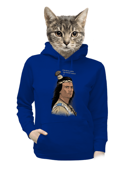 Vinnetou dámská mikina klokanka Royal Blue Mal