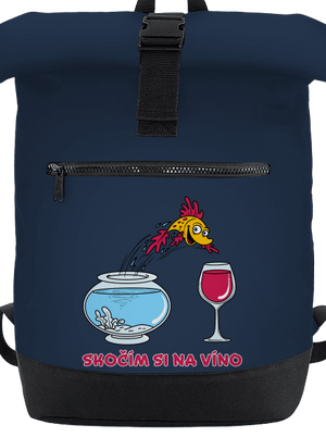 Skočím si na víno batoh French Navy