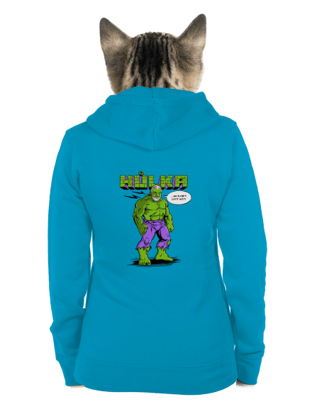 Hůlka dámská mikina na zip Blue Atol