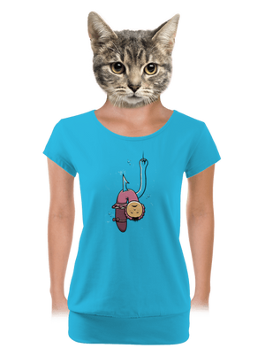 dámské tričko s lemem