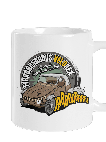 Tyrannosaurus Velorex klasický hrnek White