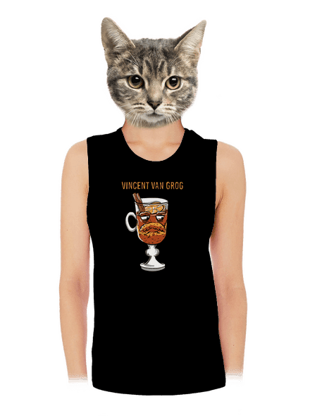 Vincent van Grog dámské tílko volné Black