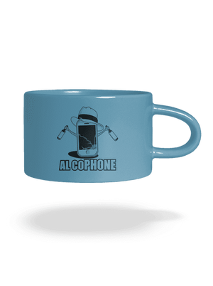 Al Cophone hrnek makronka Blue Macaron