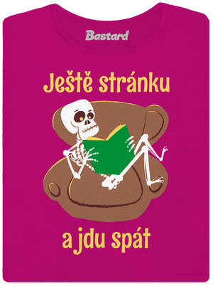 Ještě stránku dámské tričko Fuchsia Red